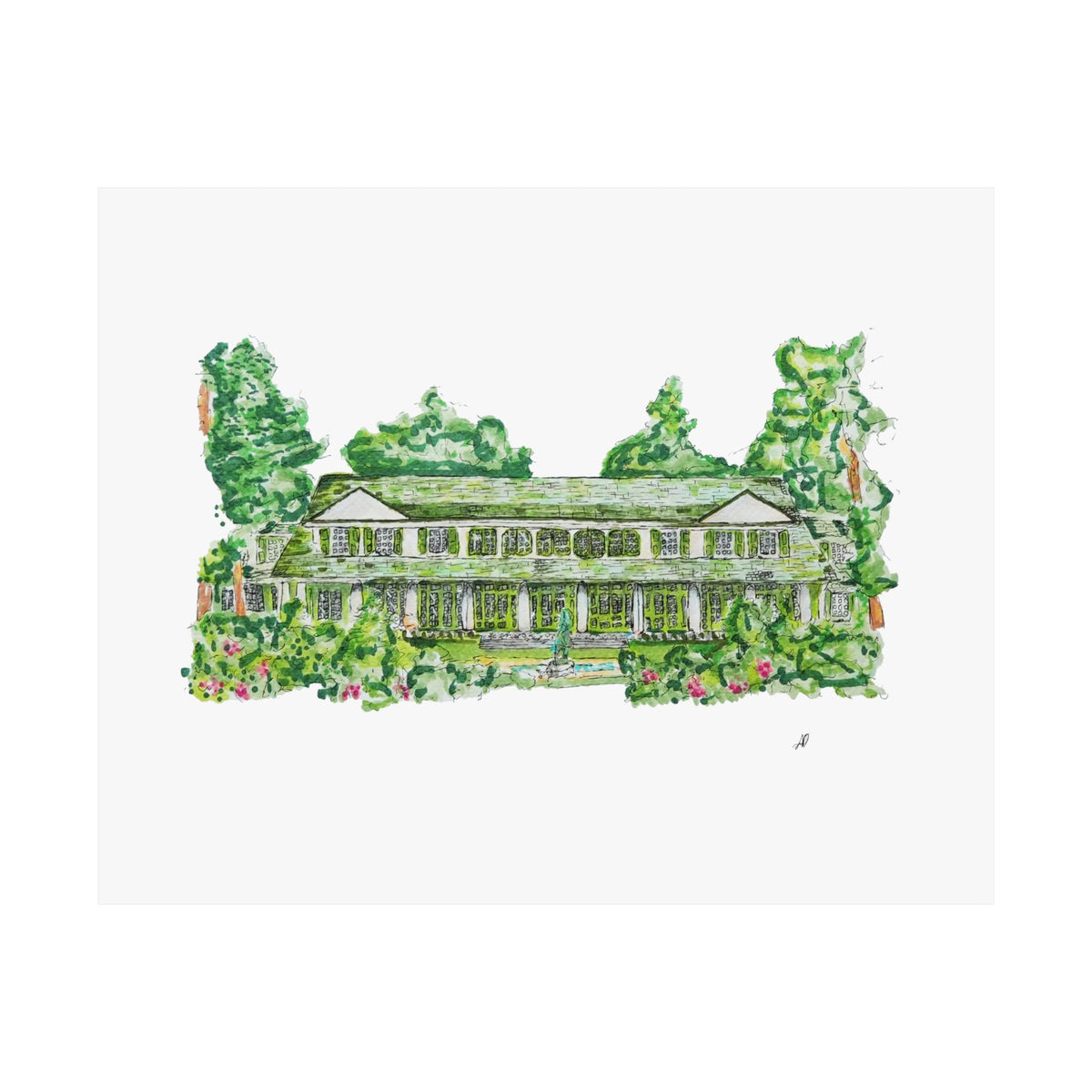 Reynolda House Print