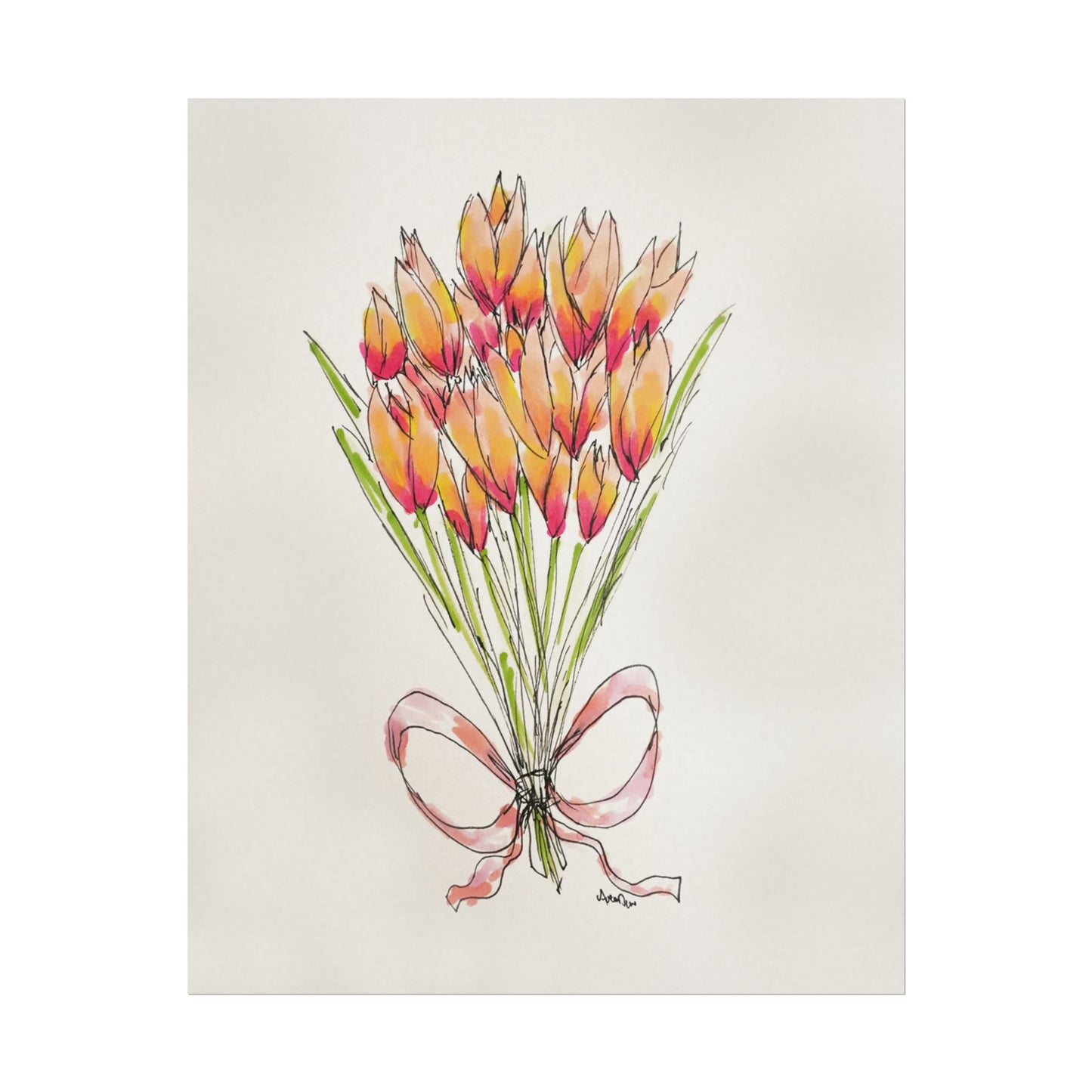 The "Callie" Tulips 8'' x 10''